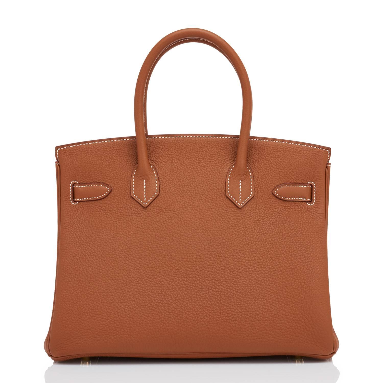 Hermes Birkin 30cm Gold Kamel Tan Togo Gold Hardware Tasche Y Stempel:: 2020 1