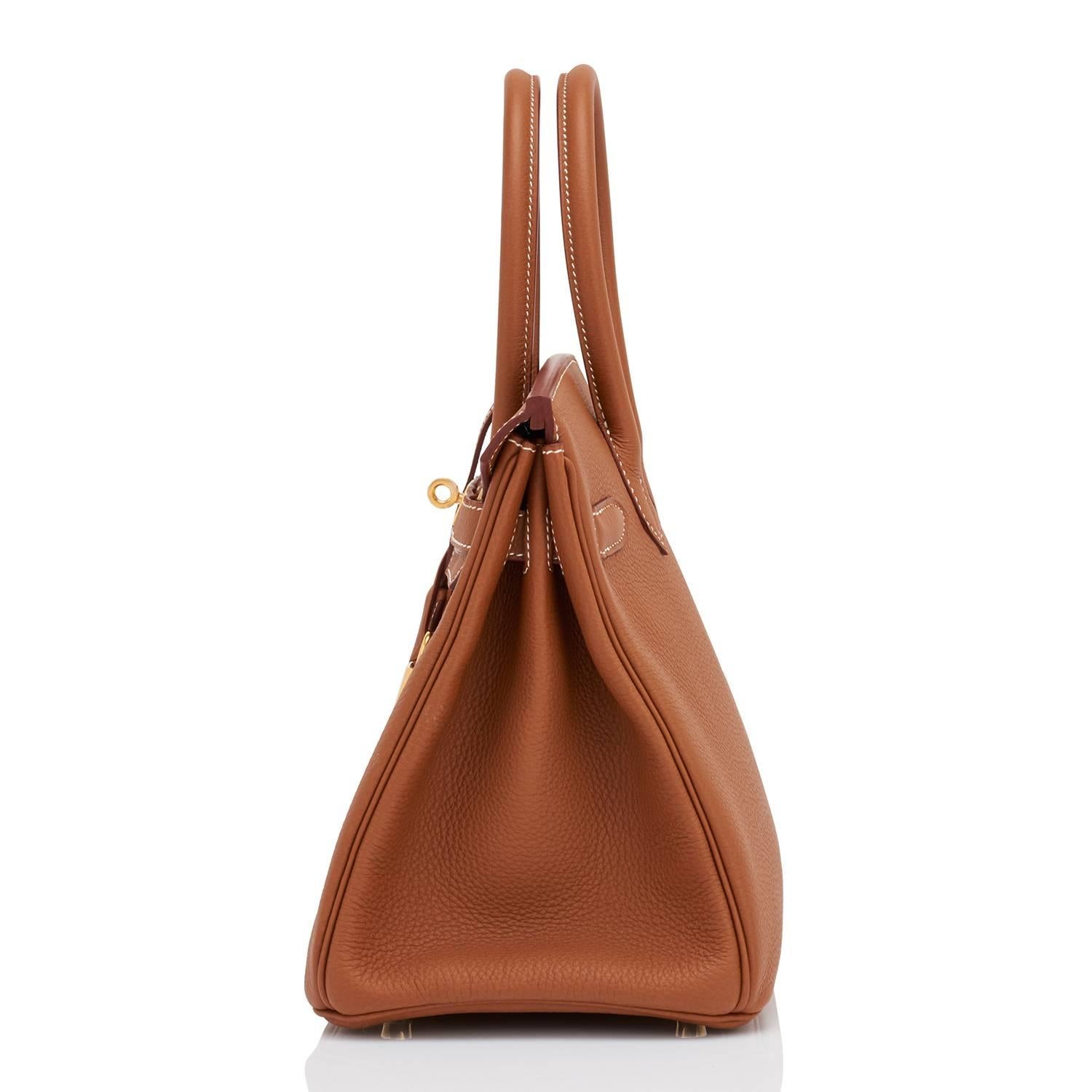 Hermes Birkin 30cm Gold Kamel Tan Togo Gold Hardware Tasche Y Stempel:: 2020 2