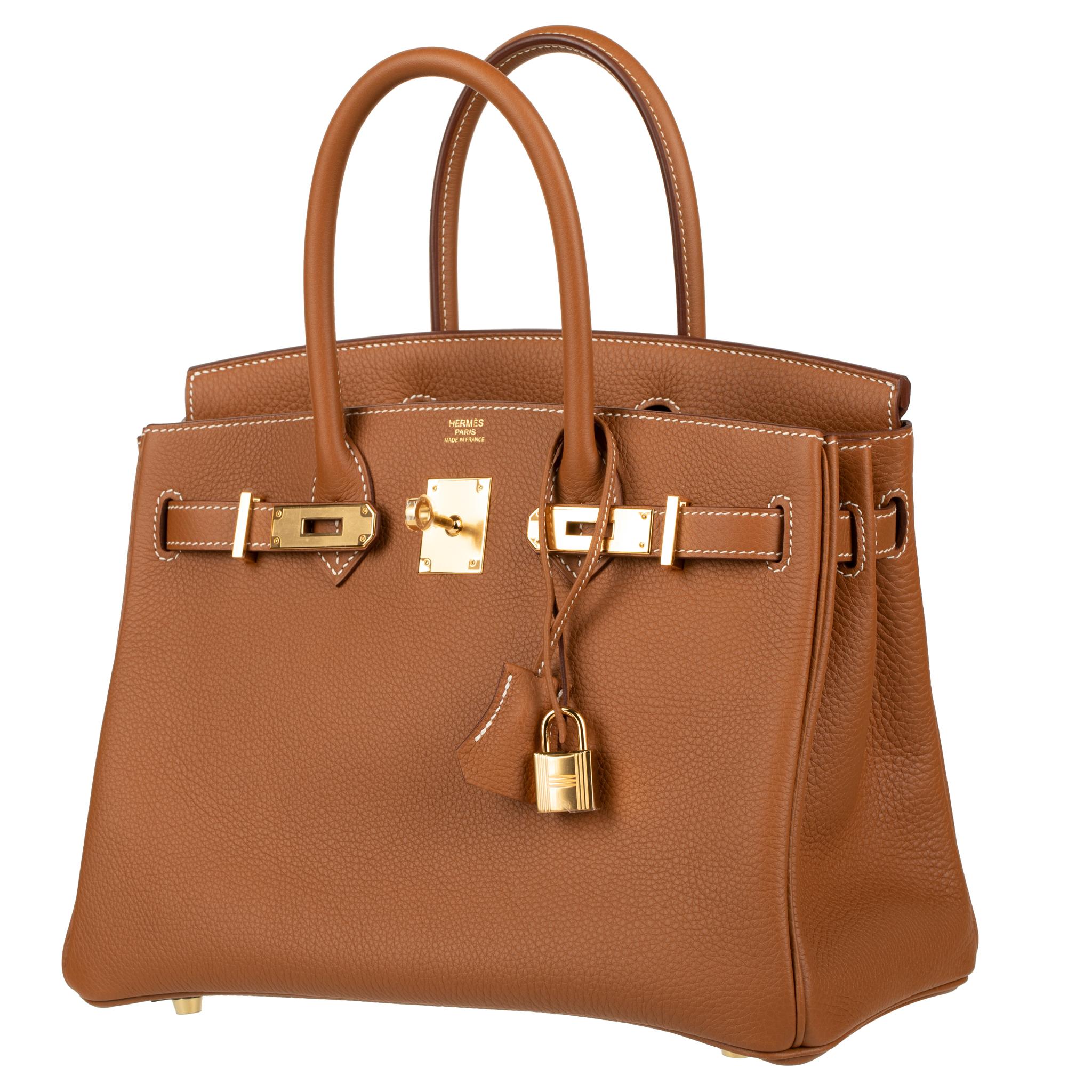 Hermès Birkin 30cm Gold Togo Leder Gold Hardware 1