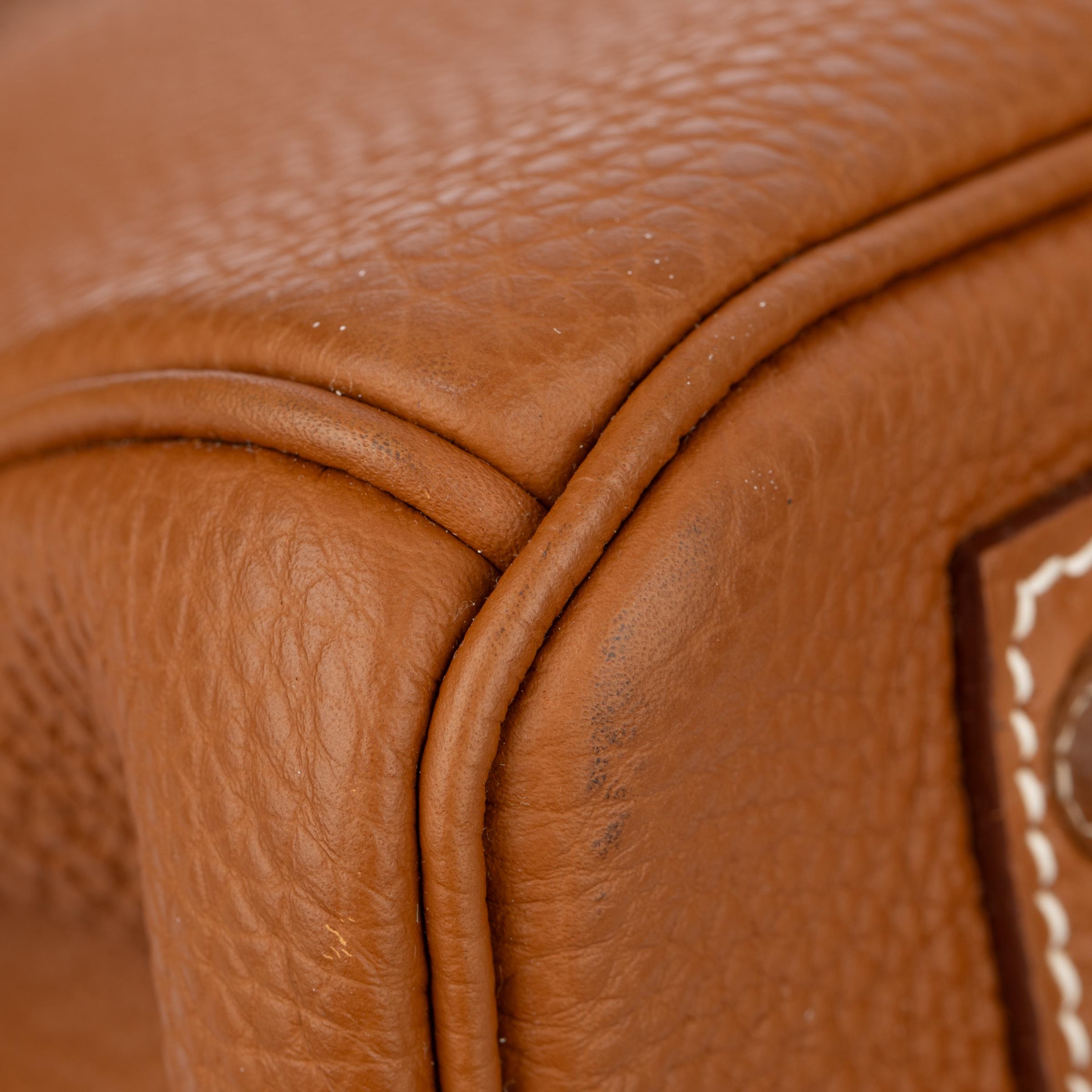 Hermes Birkin 30cm Piel Togo Dorada Herrajes Paladio 13