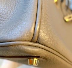Hermes Birkin 30cm Gris Etain Gold Hardware