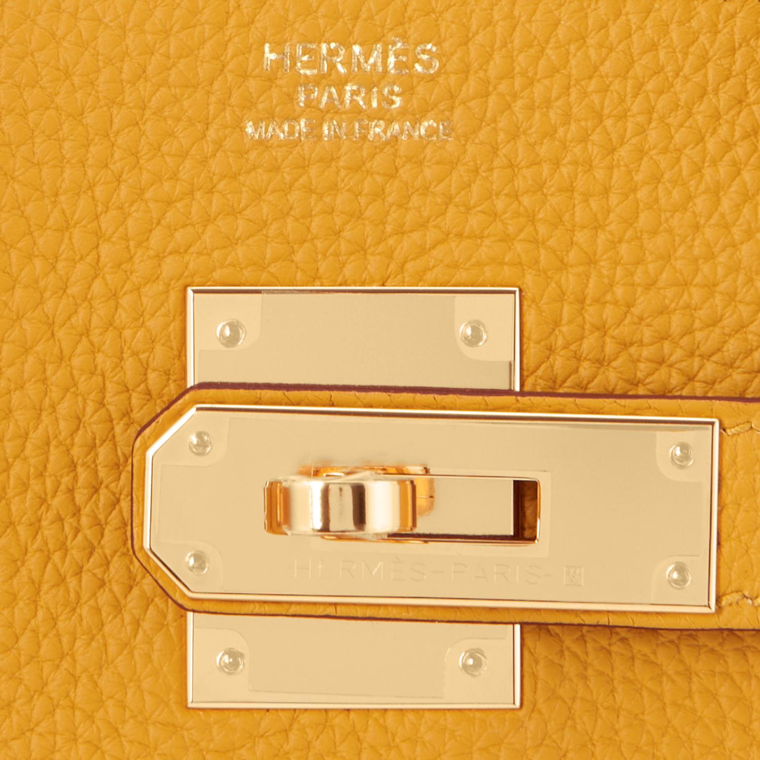 Hermes Birkin 30cm Jaune Ambre Bag Togo Amber Yellow Gold Hardware  4