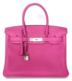 Hermes Birkin 30cm Magnolia Togo Palladium Bag