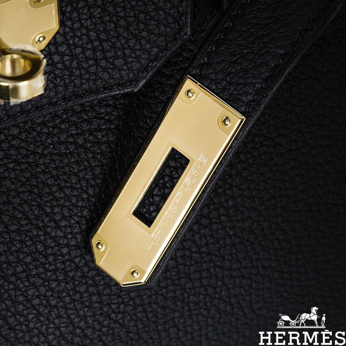 Hermès Birkin 30cm Noir Veau Togo GHW For Sale 8