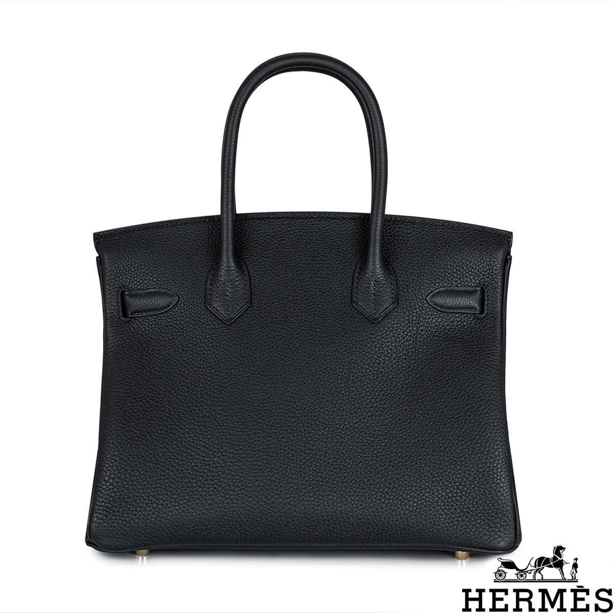 Hermès Birkin 30cm Noir Veau Togo GHW In New Condition In London, GB