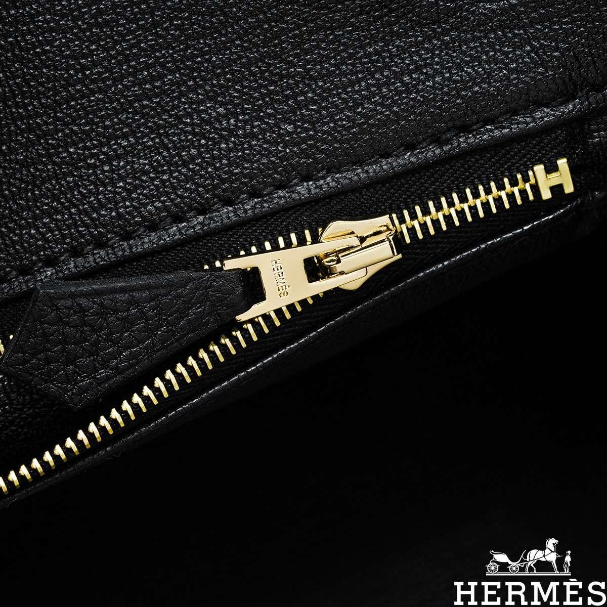 Hermès Birkin 30cm Noir Veau Togo GHW For Sale 1