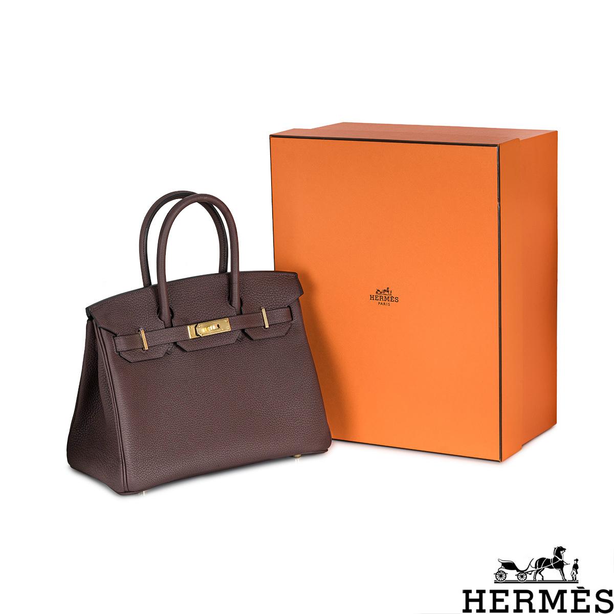 Hermès Birkin 30cm Rogue Sellier Togo GHW 6