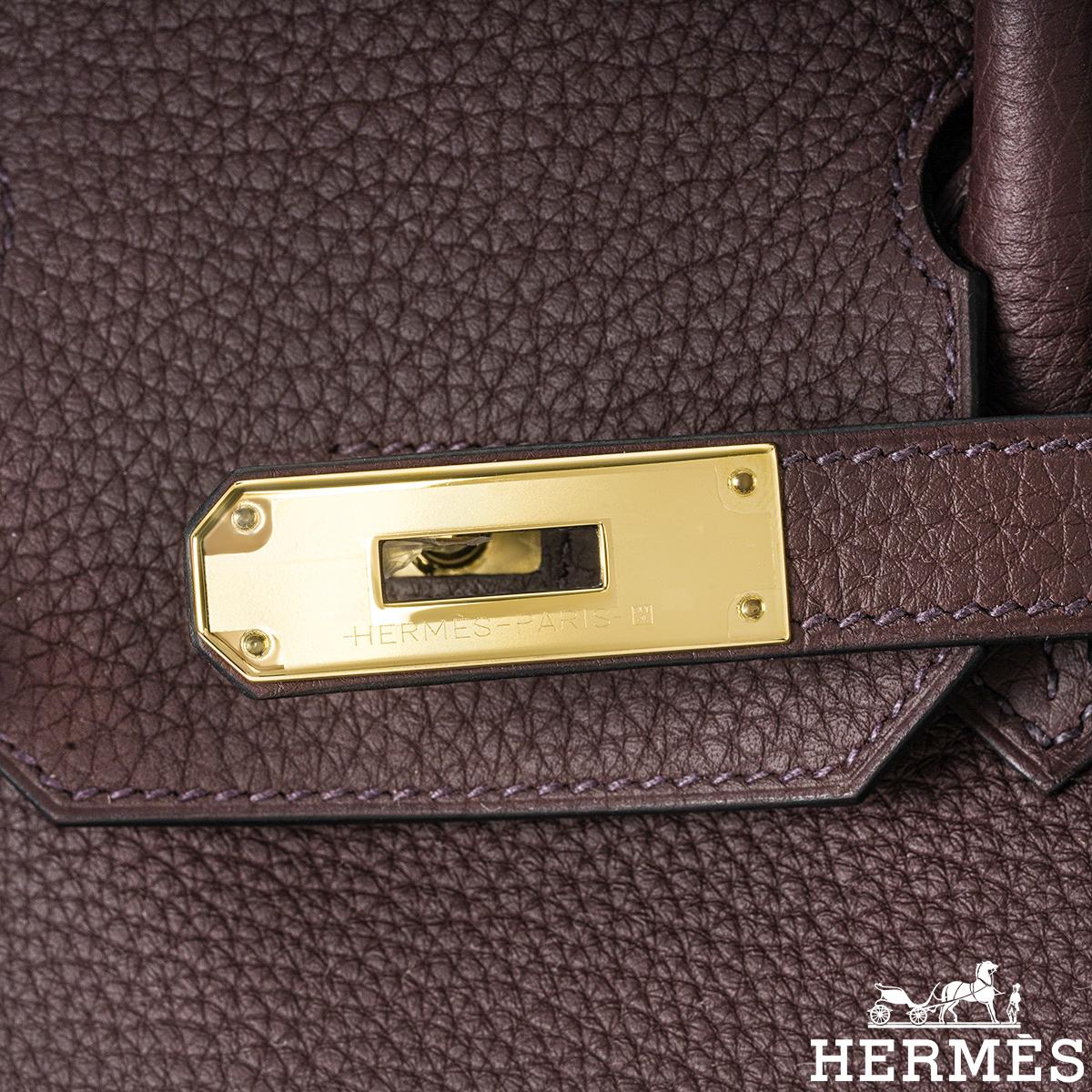 Hermès Birkin 30cm Rogue Sellier Togo GHW 2