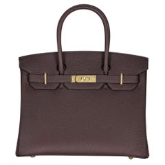 Hermès Birkin 30cm Rogue Sellier Togo GHW