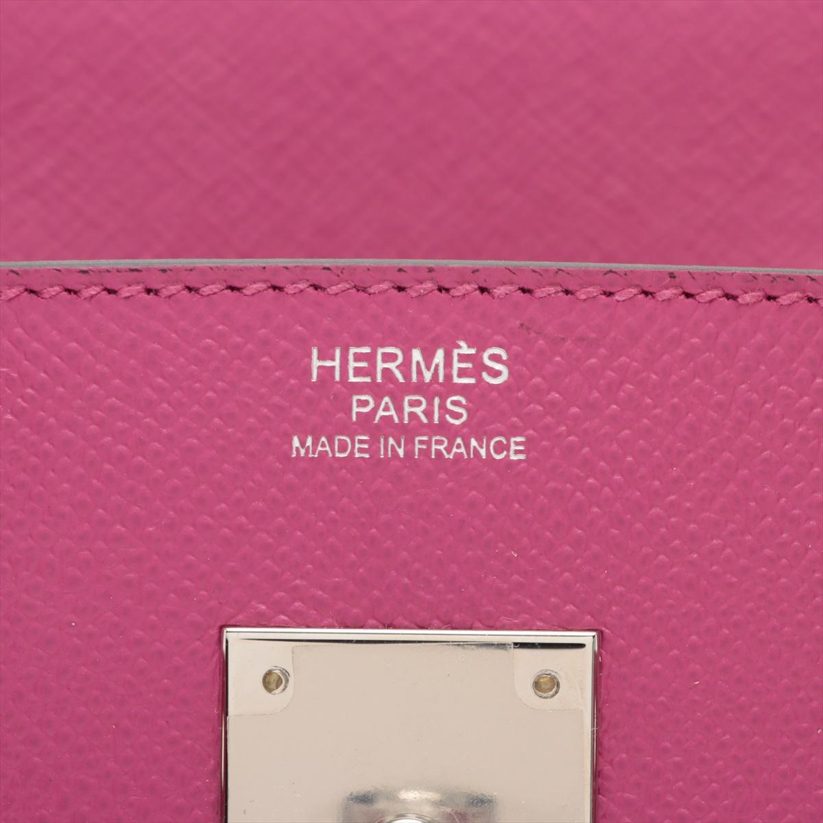 Hermes Birkin 30cm Rose Pourpre Epsom Leather Palladium Hardware For Sale 1