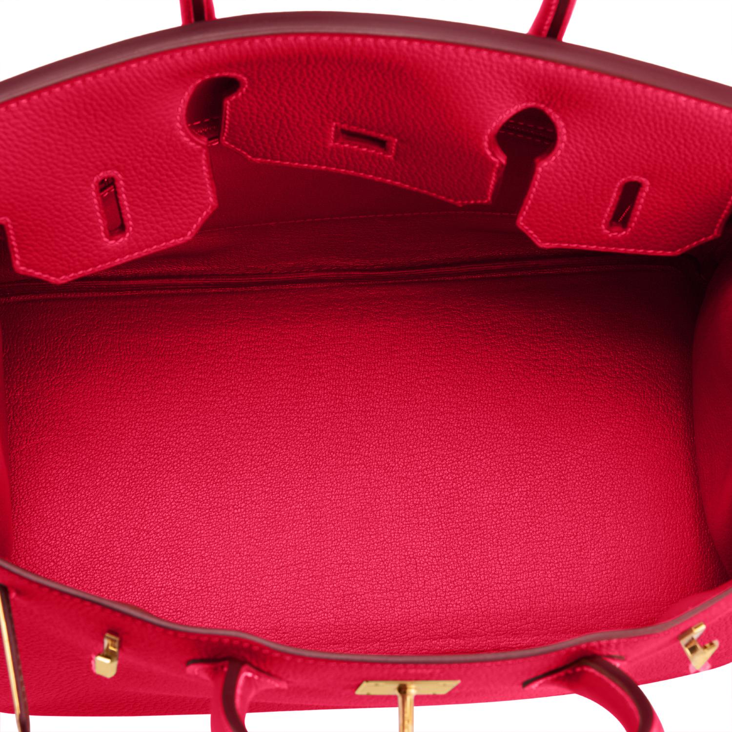 Hermes Birkin 30cm Rouge Casaque Togo Birkin Bag Red Gold Y Stamp, 2020 3