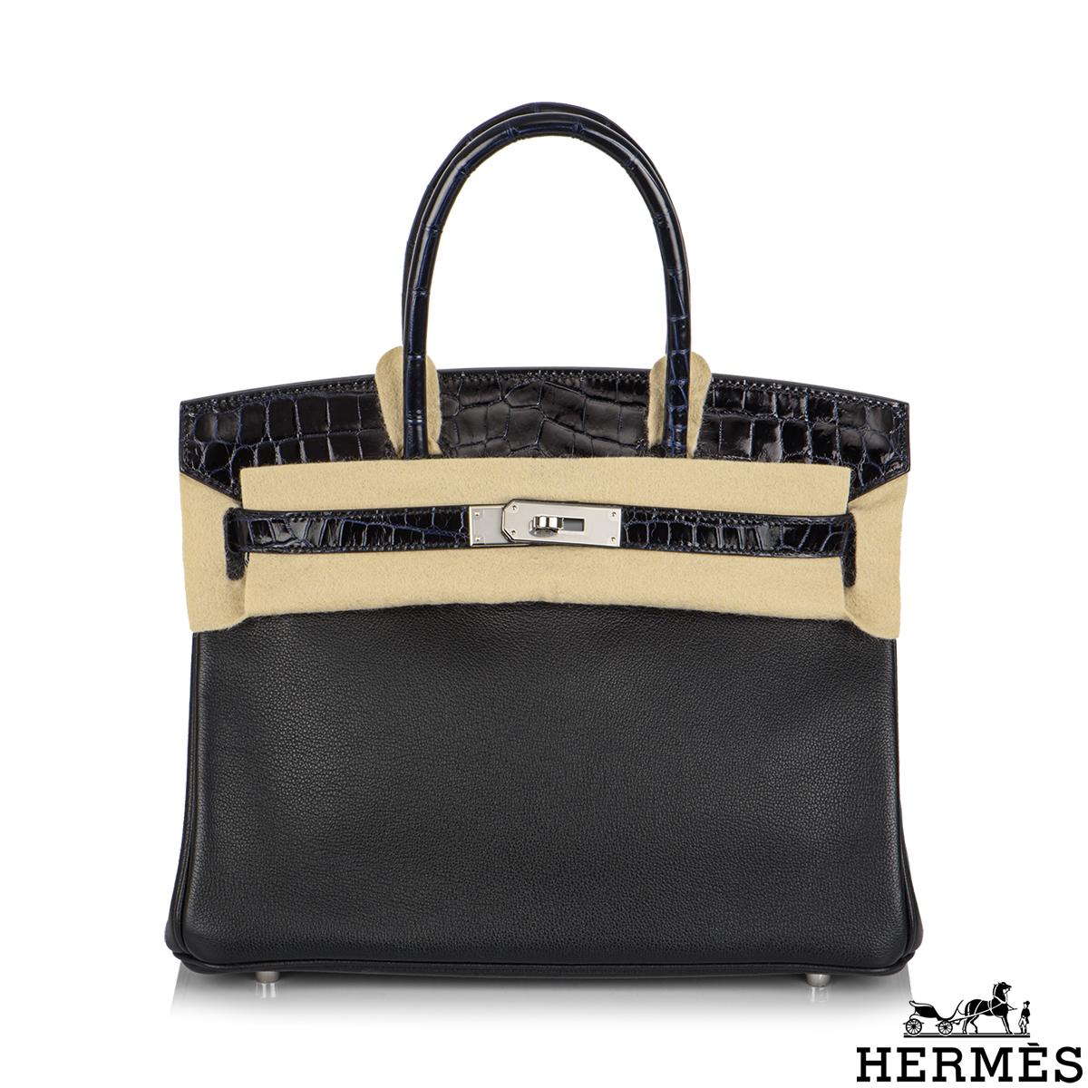 Un magnifique sac Hermès Touch Birkin 30 cm. L'extérieur de ce Birkin 