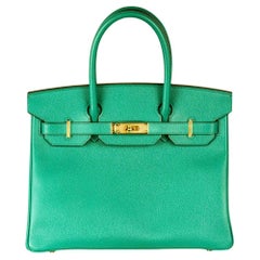 Hermés Birkin 30cm Vert Jade Veau Epsom GHW