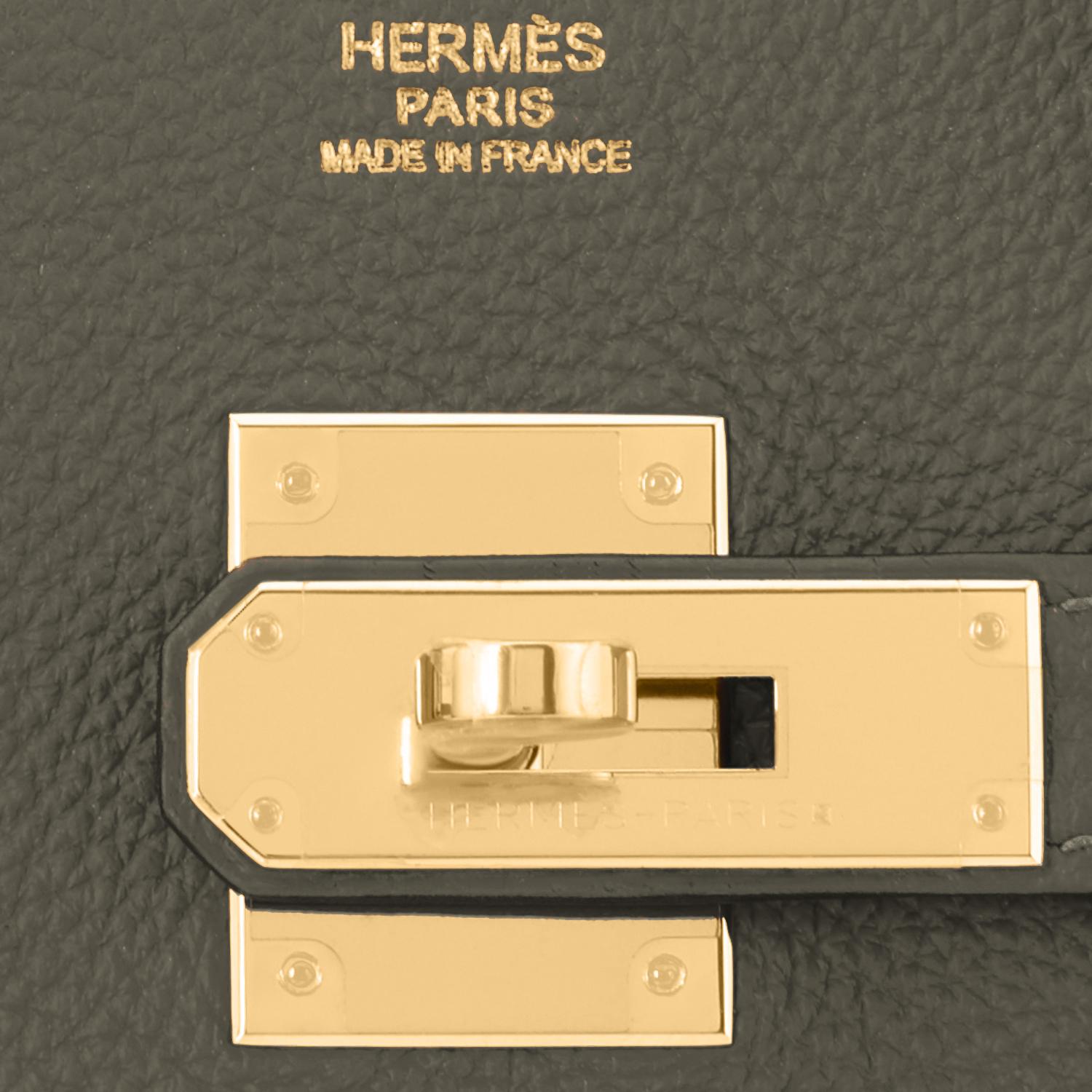 Hermes Birkin 30cm Vert Maquis Military Green Togo Gold Hardware Y Stamp, 2020 3