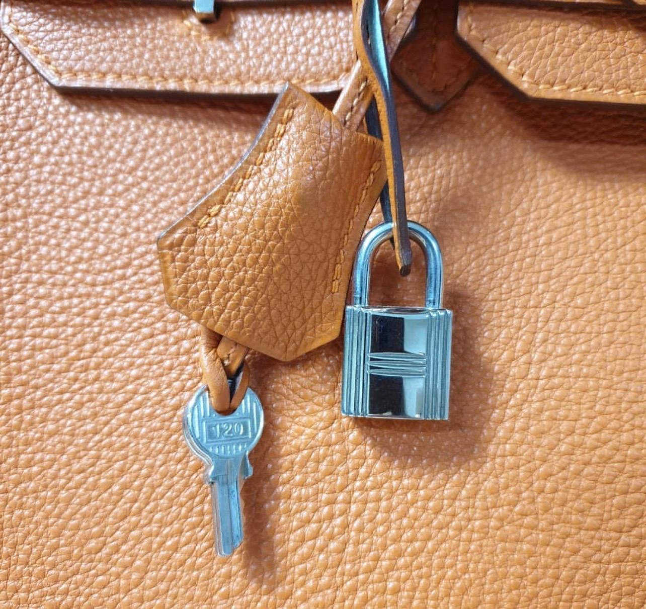Hermès Birkin 35 2 colour Leather Handbag 5