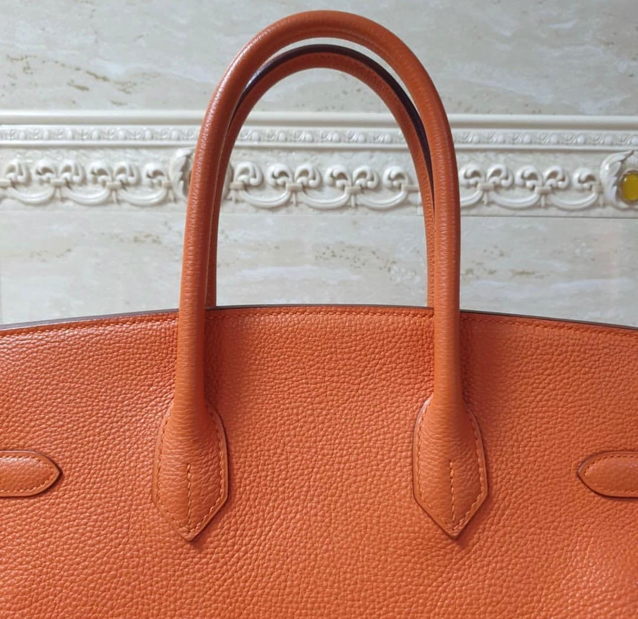 Women's Hermès Birkin 35 2 colour Leather Handbag