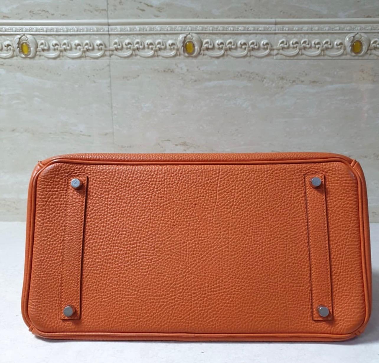 Hermès Birkin 35 2 colour Leather Handbag 1