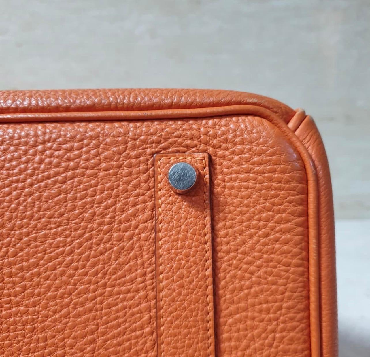Hermès Birkin 35 2 colour Leather Handbag 3