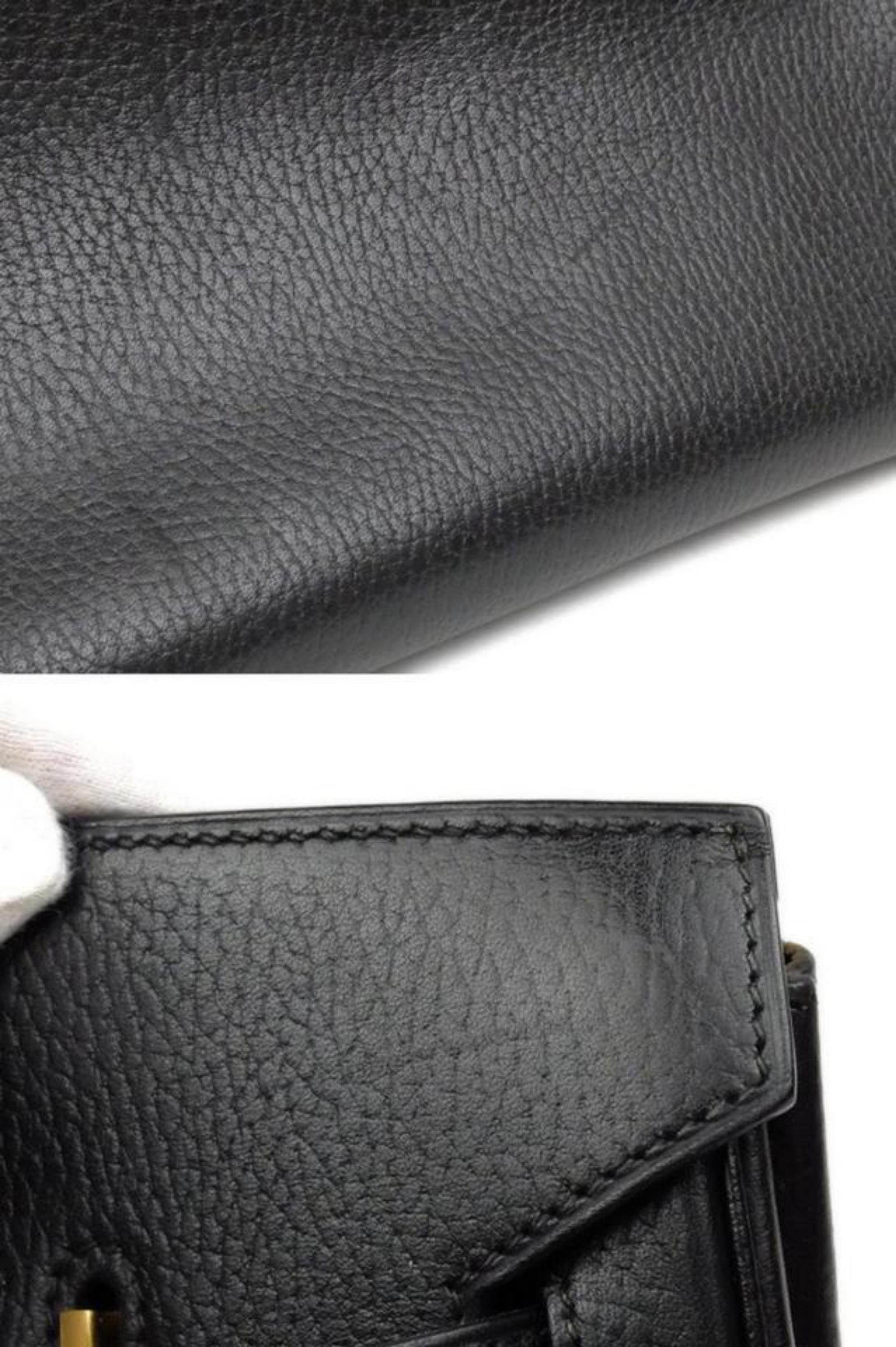 Hermès Birkin 35 226582 Black Ardennes Leather Shoulder Bag For Sale 4