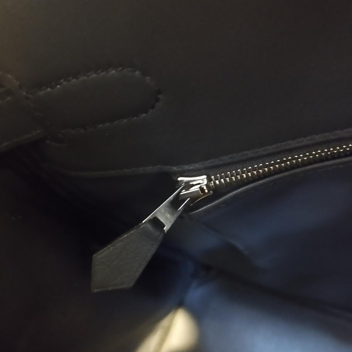 Hermès Birkin 35 Cuir gris anthracite 6