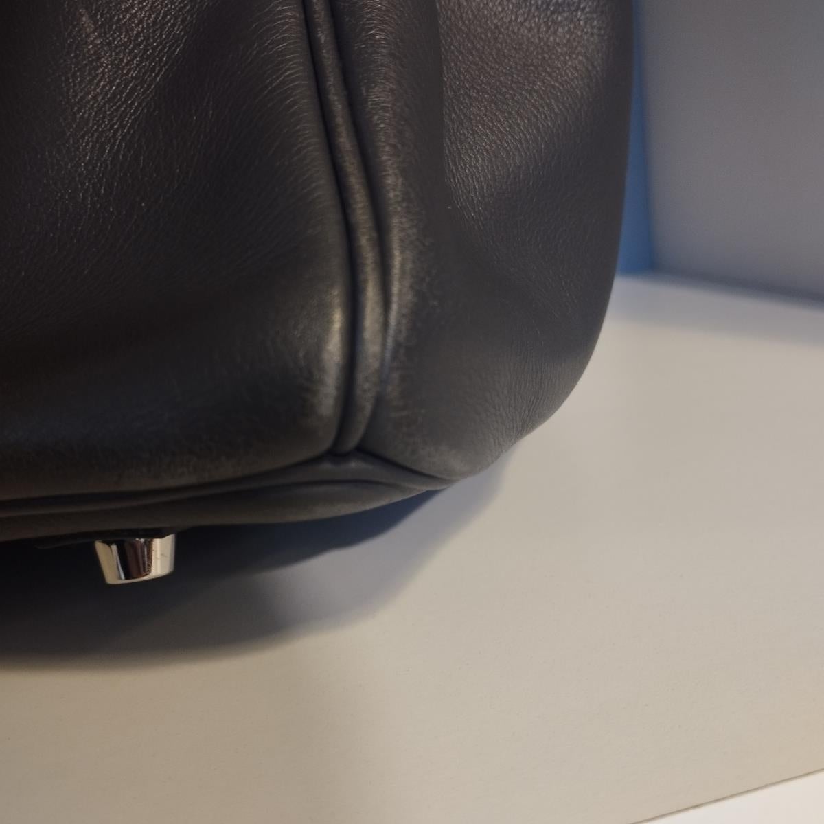 Hermès Birkin 35 Cuir gris anthracite 9