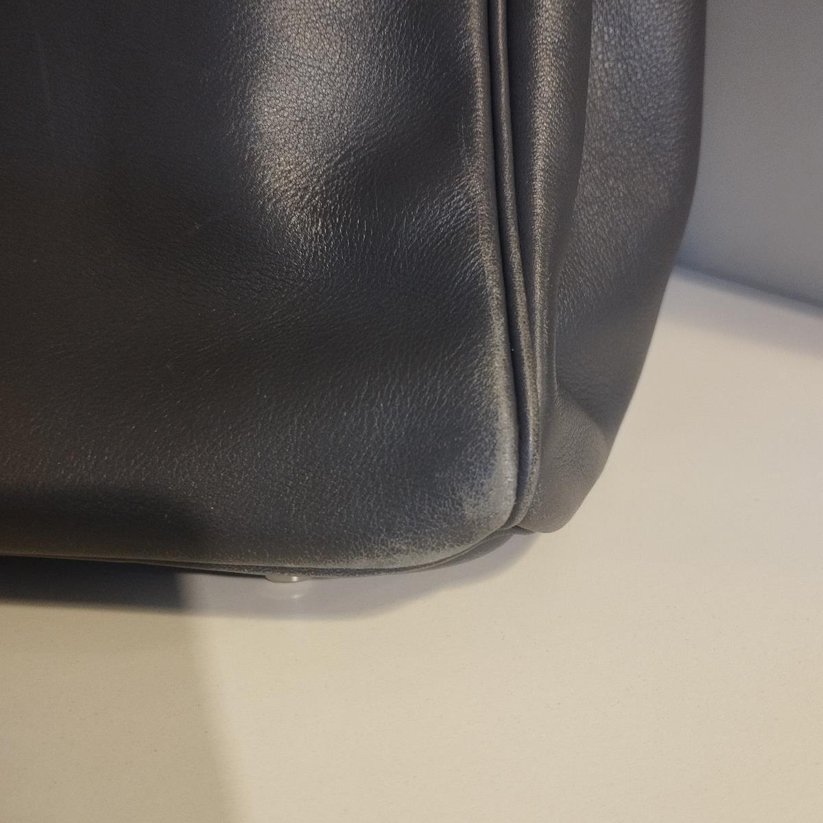 Hermès Birkin 35 Cuir gris anthracite 11