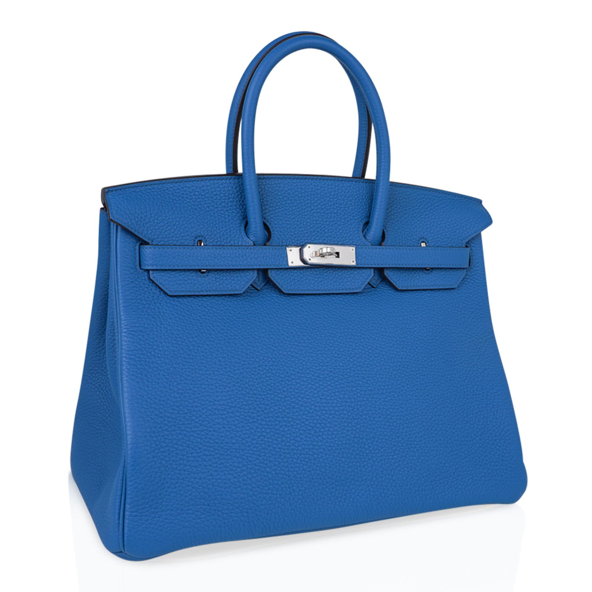 blue birkin bag