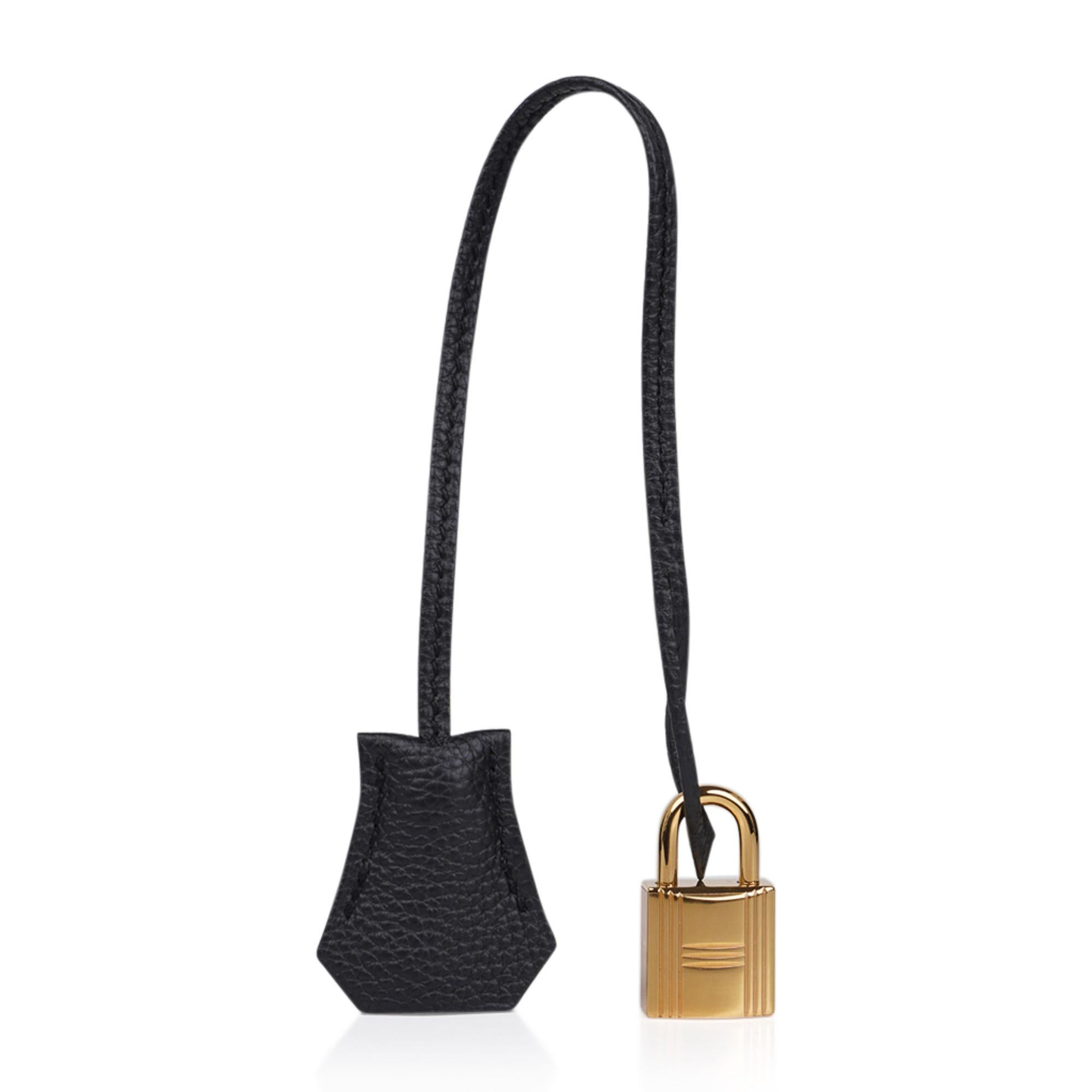Hermes Birkin 35 Plomb (Off Black) Limited Edition Bag Togo Gold Hardware  For Sale 2