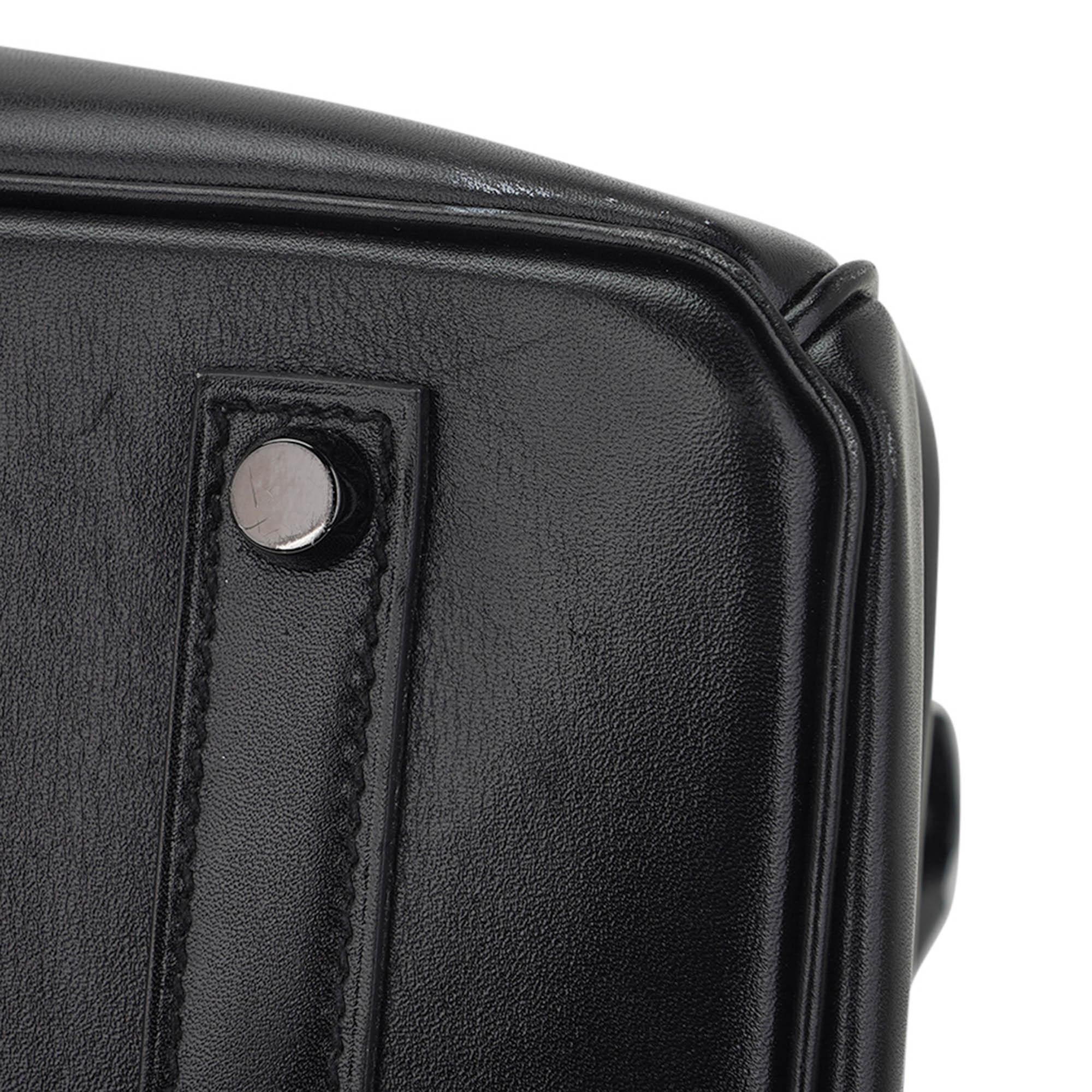 Hermes Birkin 35 Bolso Edición Limitada Tan Negro Caja Piel en venta 10