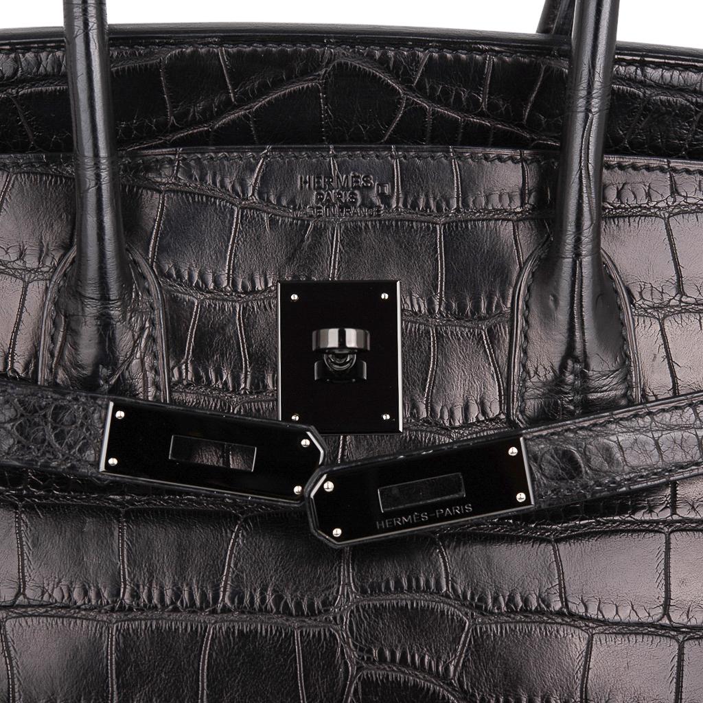 black alligator birkin bag