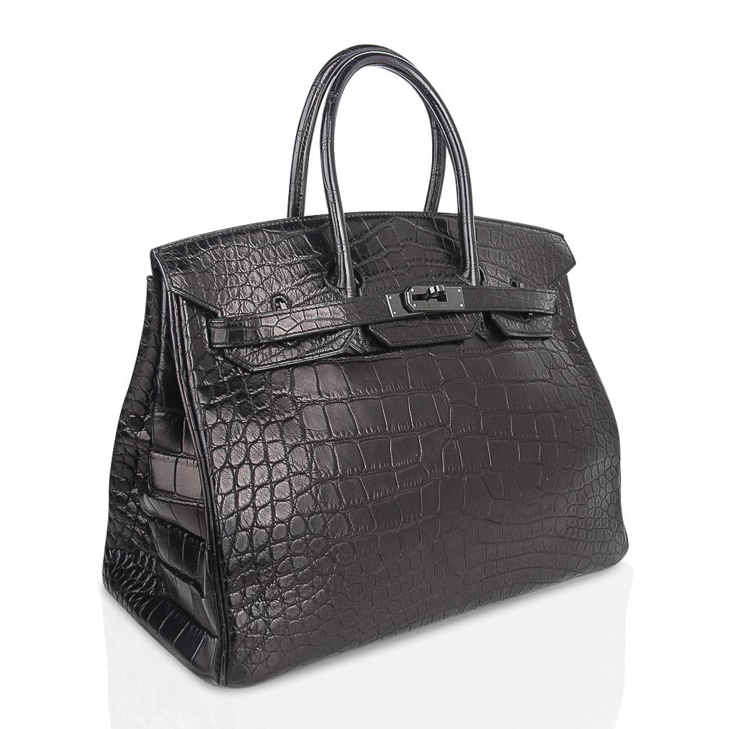 so black birkin 35