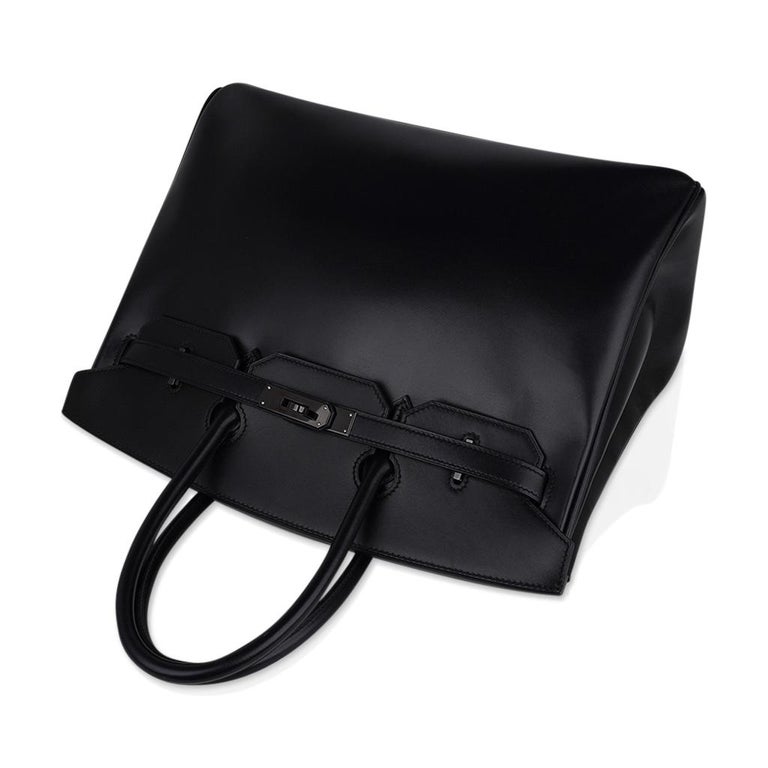 Hermès Box So Black Birkin 35 - Black Handle Bags, Handbags - HER552984