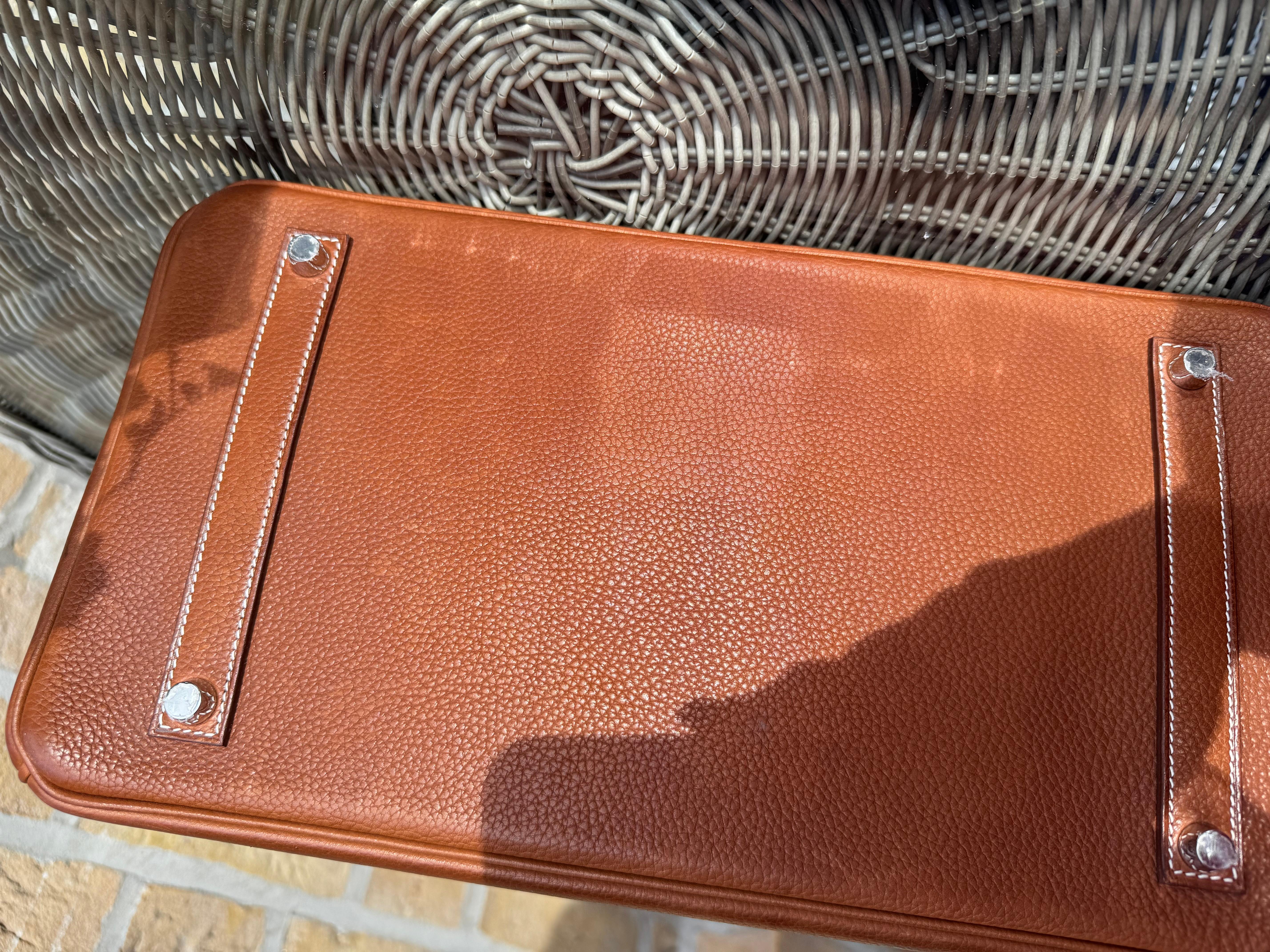 Hermès Birkin 35 Barenia Faubourg bag For Sale 10