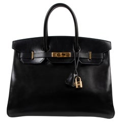 Hermès Birkin 35 Black Box GHW