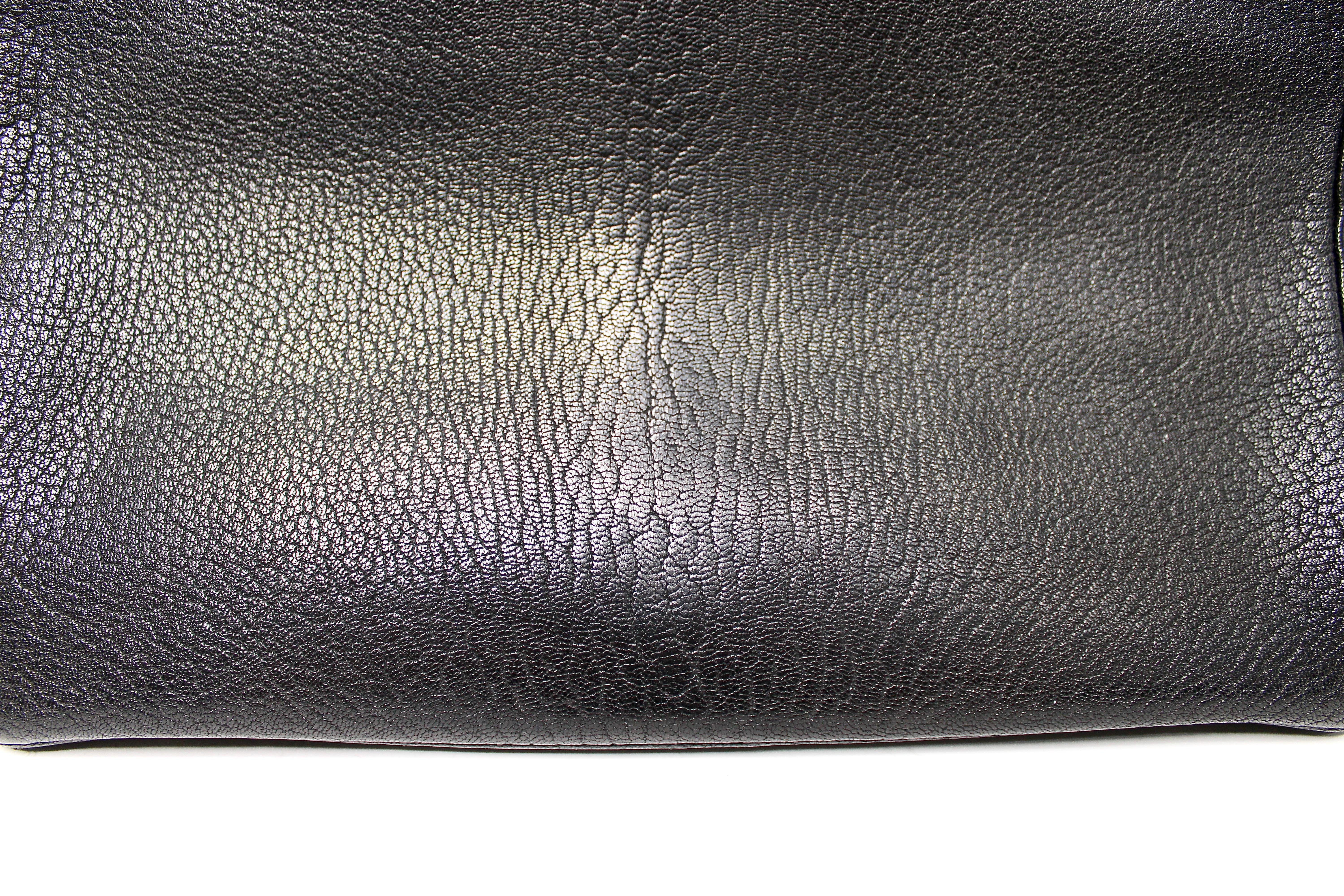 Hermes Birkin 35 Black Chèvre Coromandel Goatskin Handbag circa 2003 Pour femmes en vente