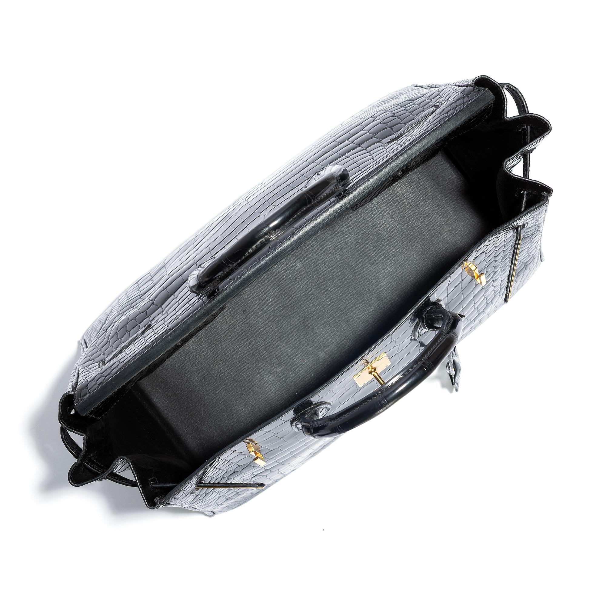 Hermès Birkin 35 Nero GHW in vendita 1