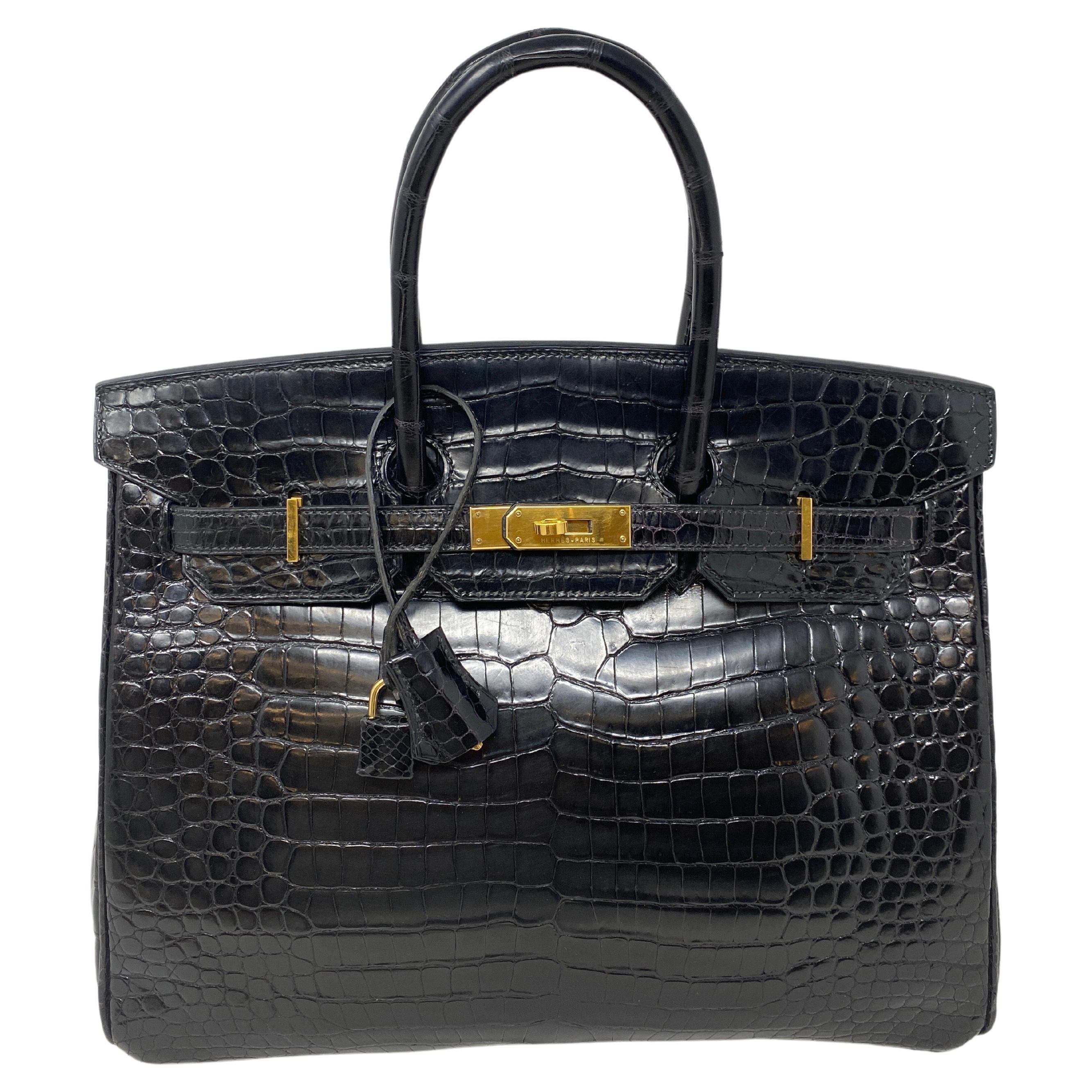 Hermès Birkin 30 Black Epsom With Gold Hardware