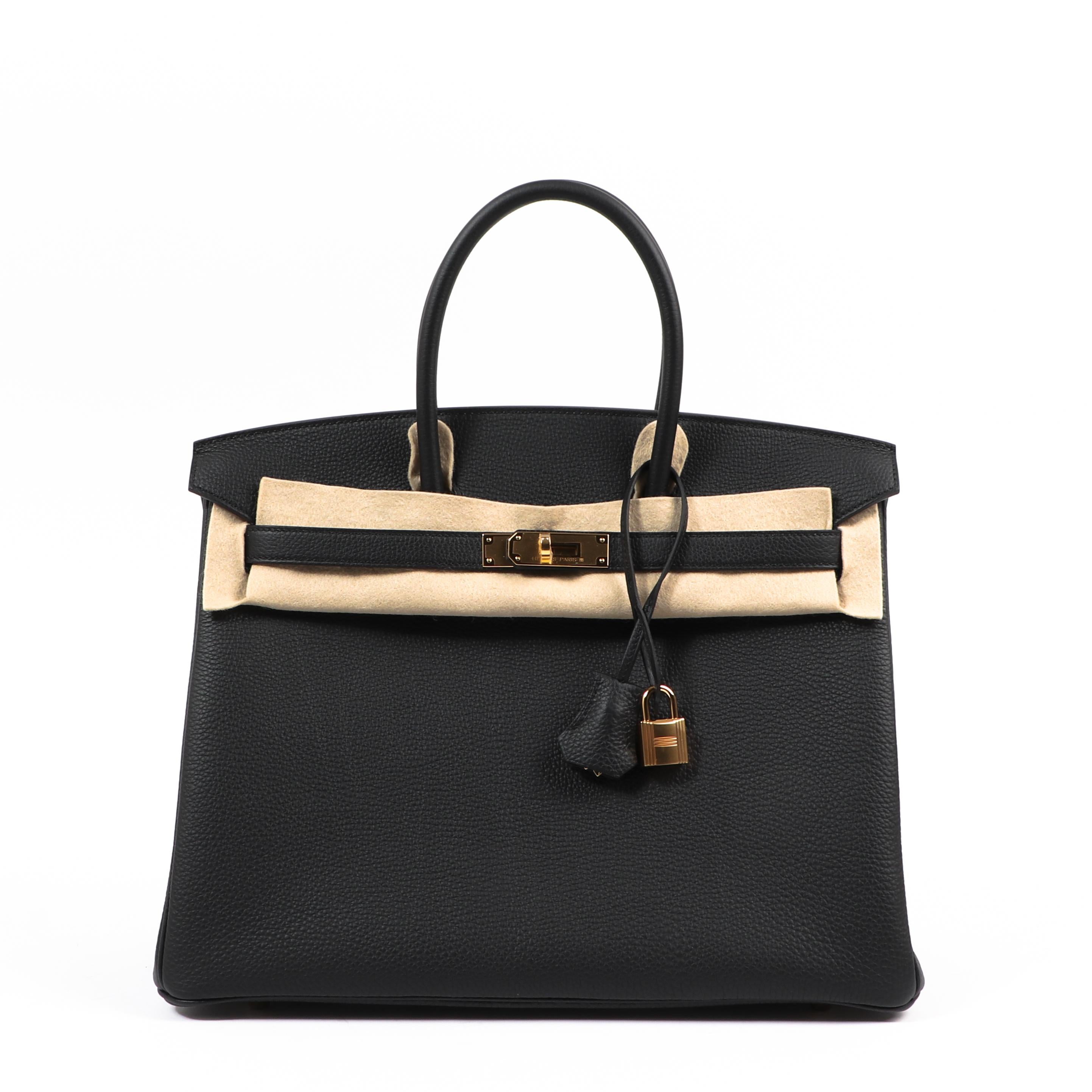 Hermès Birkin 35 Black Togo GHW In New Condition In Antwerp, BE