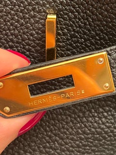 Hermes Birkin 35 Black Togo leather bag with GHW