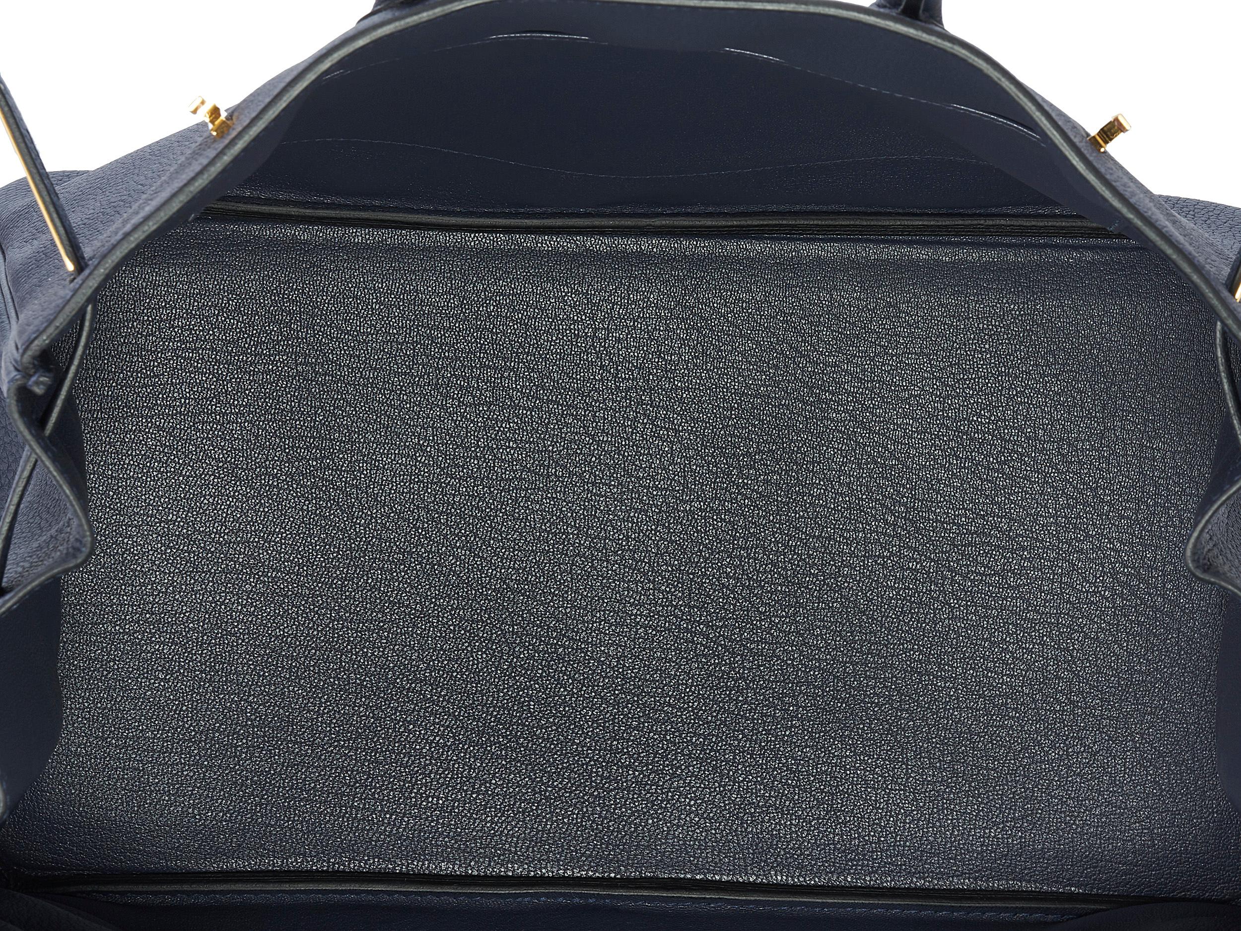 Hermès Birkin 35 Bleu Nuit Togo Gold Hardware 3