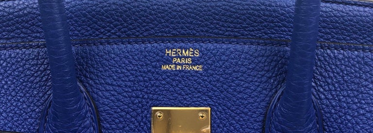 Hermes Birkin 35 Blue Electric Bleu Electrique Gold Hardware at 1stDibs  hermes  birkin bleu electrique, blue electric birkin, hermes birkin blue electric