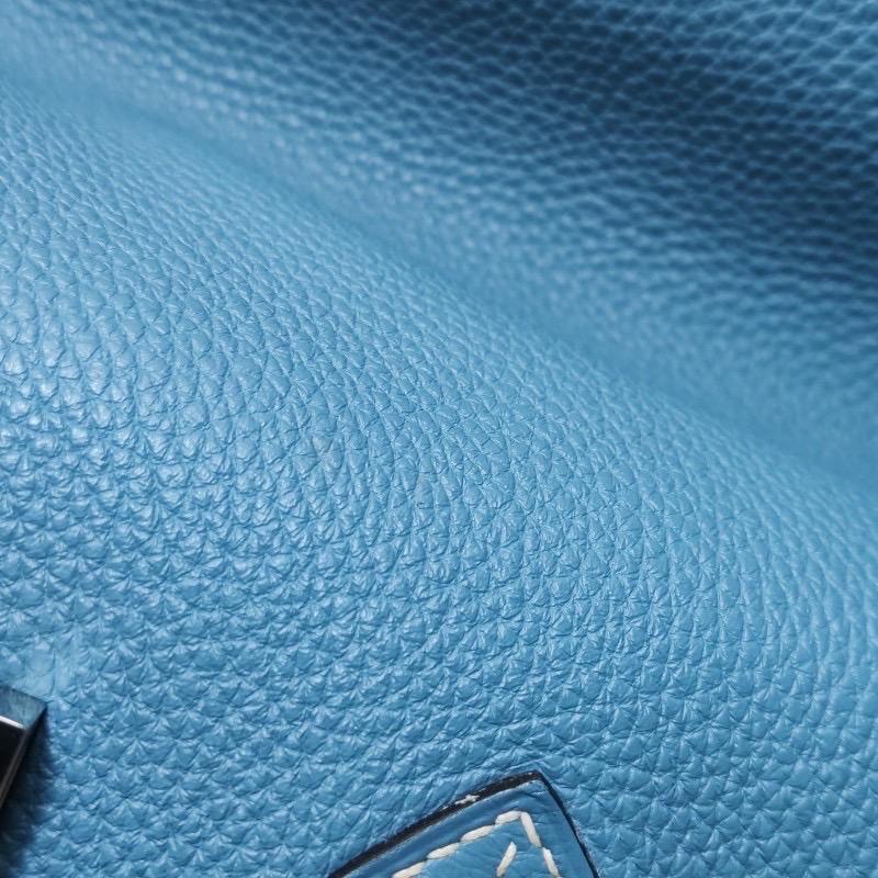 Hermes Birkin 35 Blue Jeans Calfskin Leather Silver-tone Palladium Hardware 2013 10