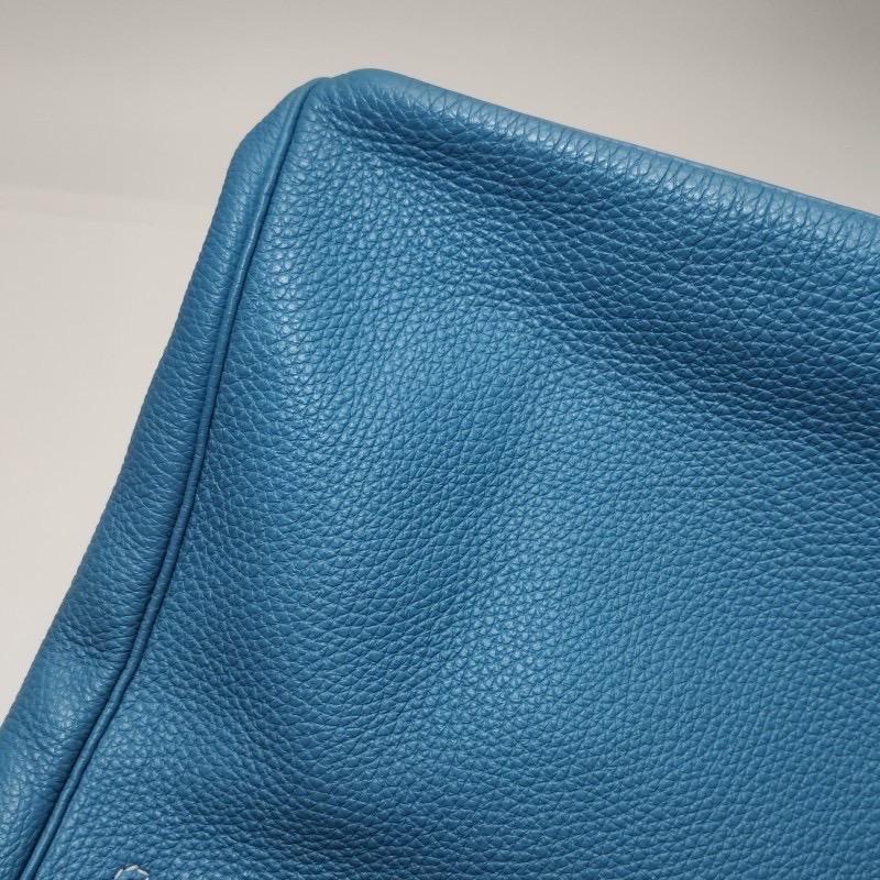Hermes Birkin 35 Blue Jeans Calfskin Leather Silver-tone Palladium Hardware 2013 11