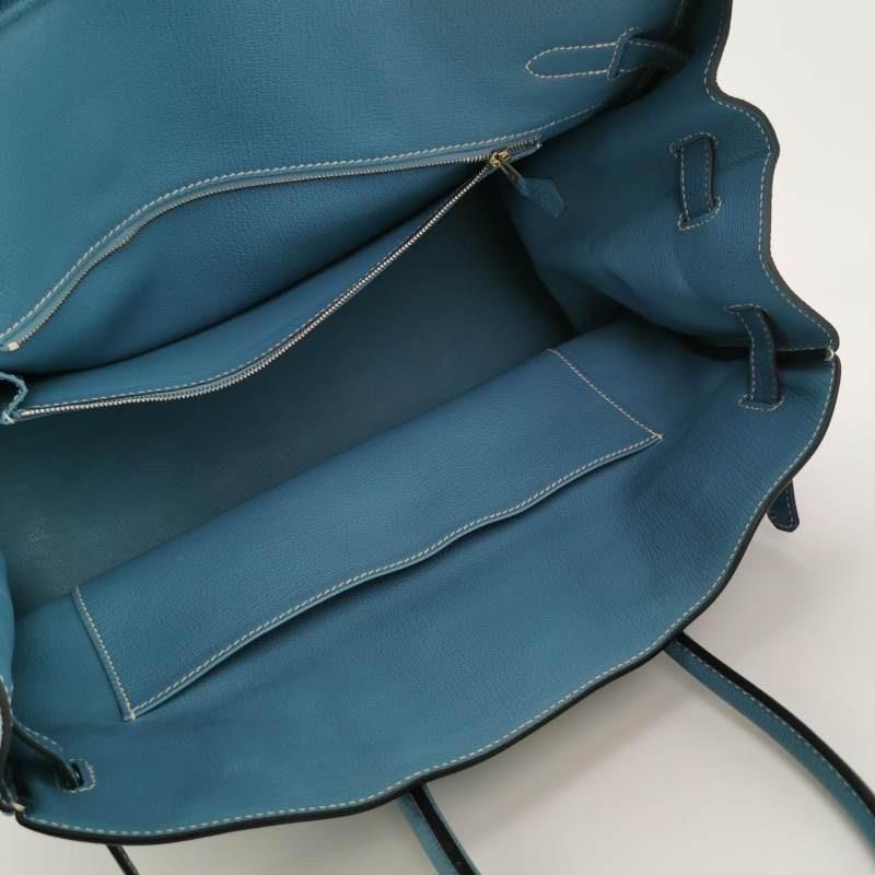 Hermes Birkin 35 Blue Jeans Calfskin Leather Silver-tone Palladium Hardware 2013 3