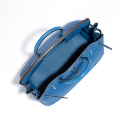 Hermès Birkin 35 Blue Mykonos PHW