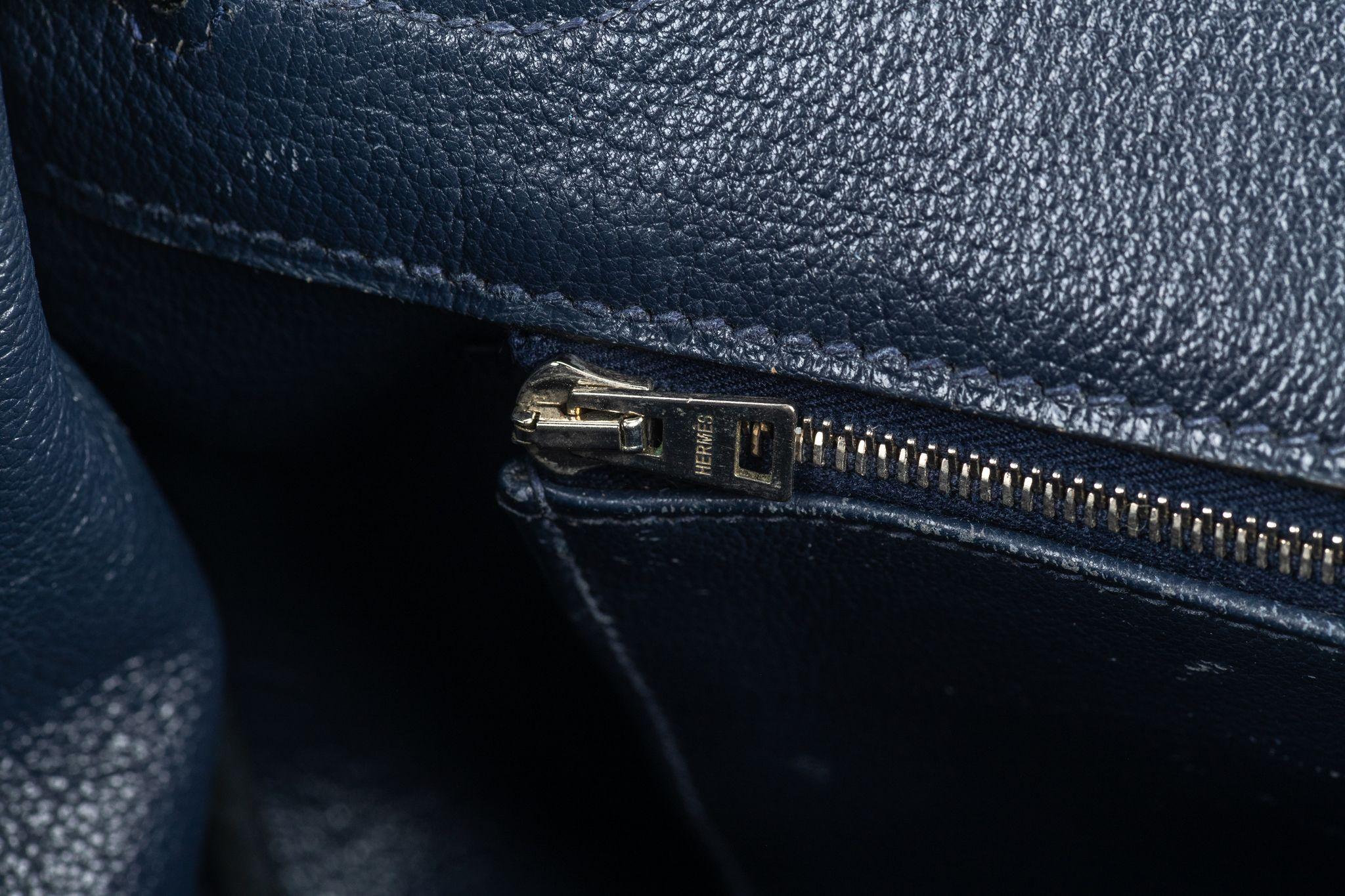 Hermès Birkin 35 Blue Nuit Togo Palladio 5