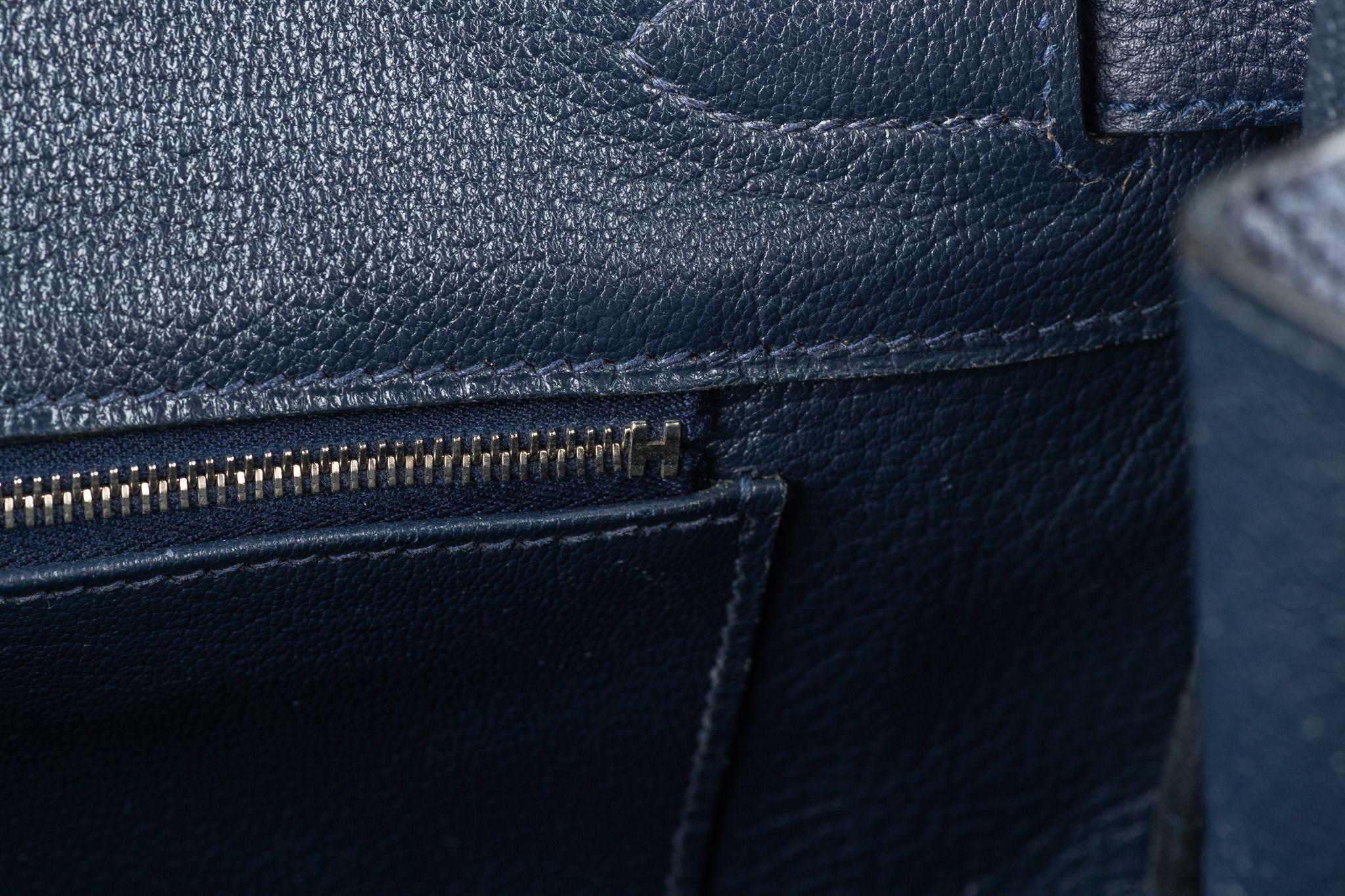 Hermès Birkin 35 Blue Nuit Togo Palladio 6