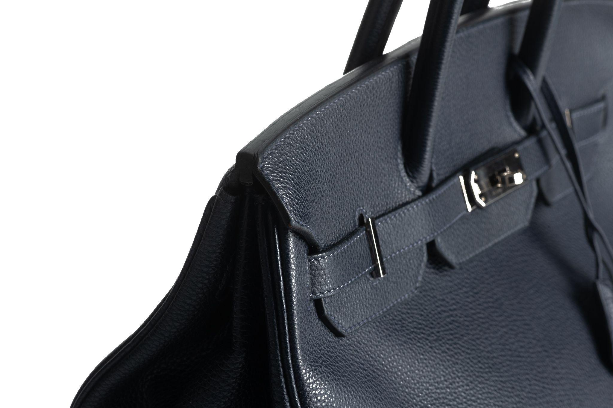 Hermès Birkin 35 Blue Nuit Togo Palladio 2