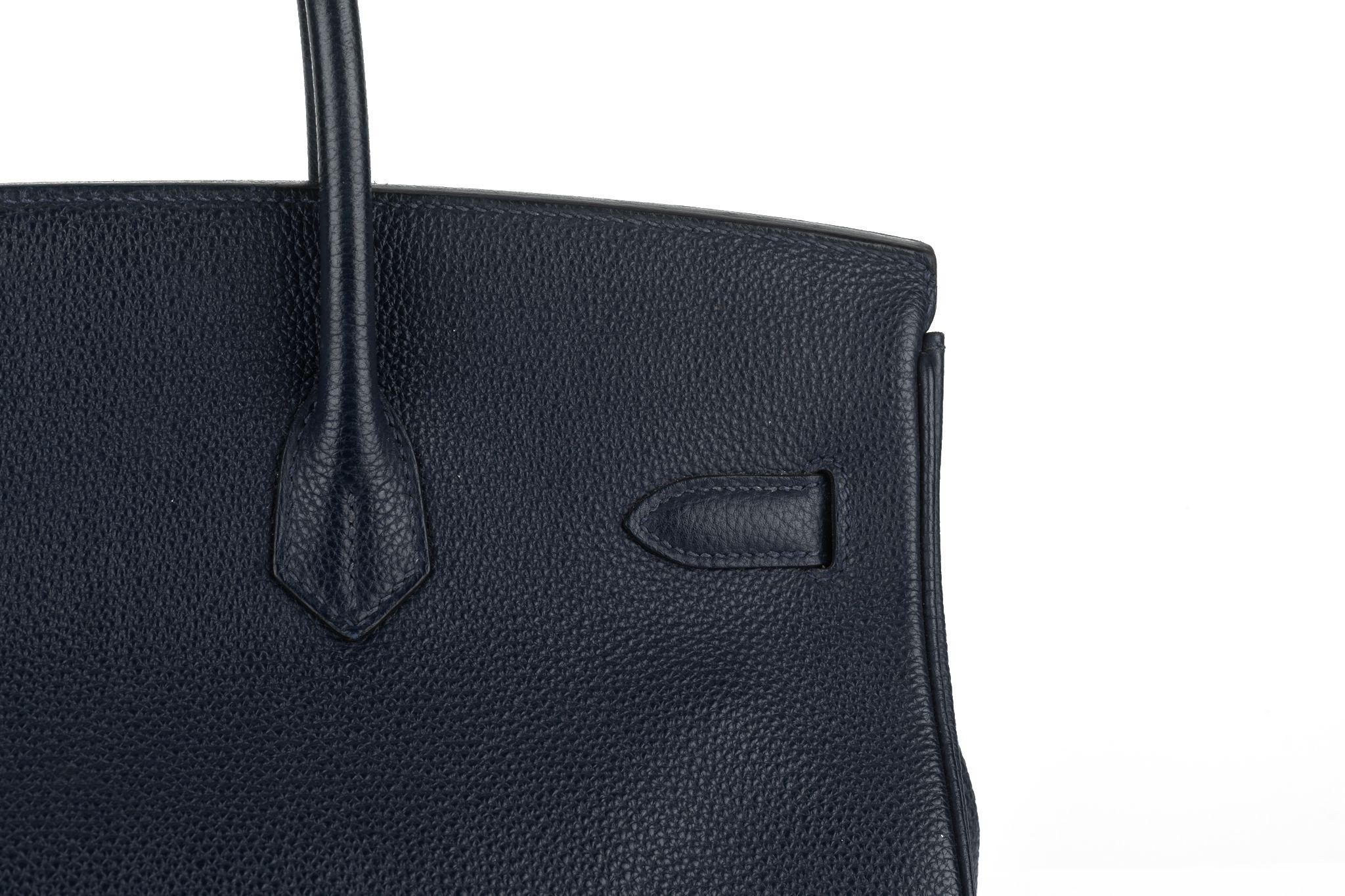Hermès Birkin 35 Blue Nuit Togo Palladio 3