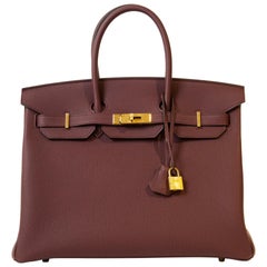 Hermès Birkin 35 Bordeaux Togo GHW